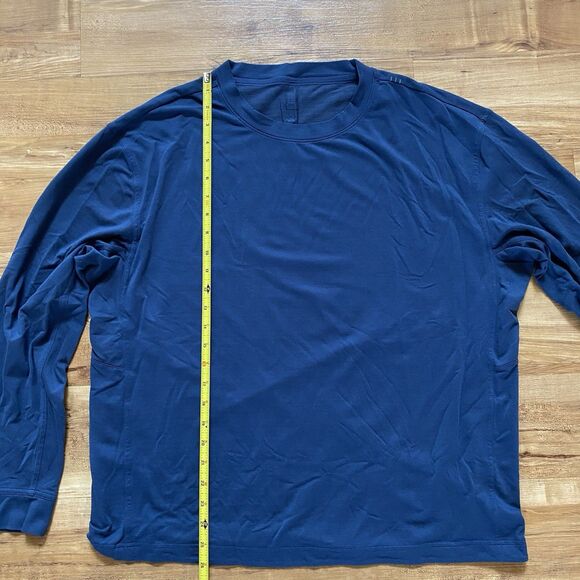 Lululemon XL Blue License To Train Better Each Day Long Sleeve Shirt Gym Sports - Picture 15 of 16